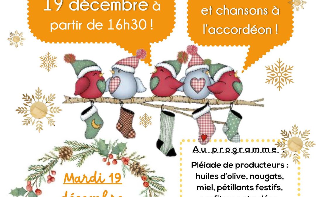 Noël et vin show – mardi 19 décembre